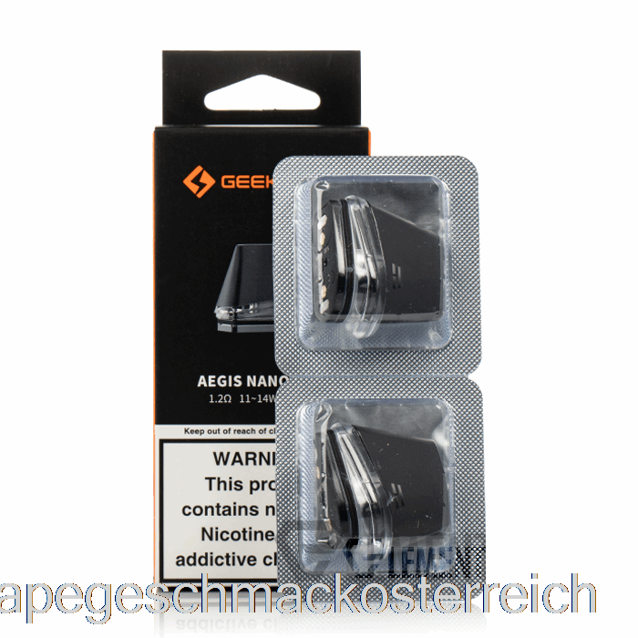 Geek Vape Aegis Nano Ersatz-Pods 1,2 Ohm MTL Pods Vape-Geschmack
